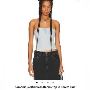 Superdown strapless Dennis top
